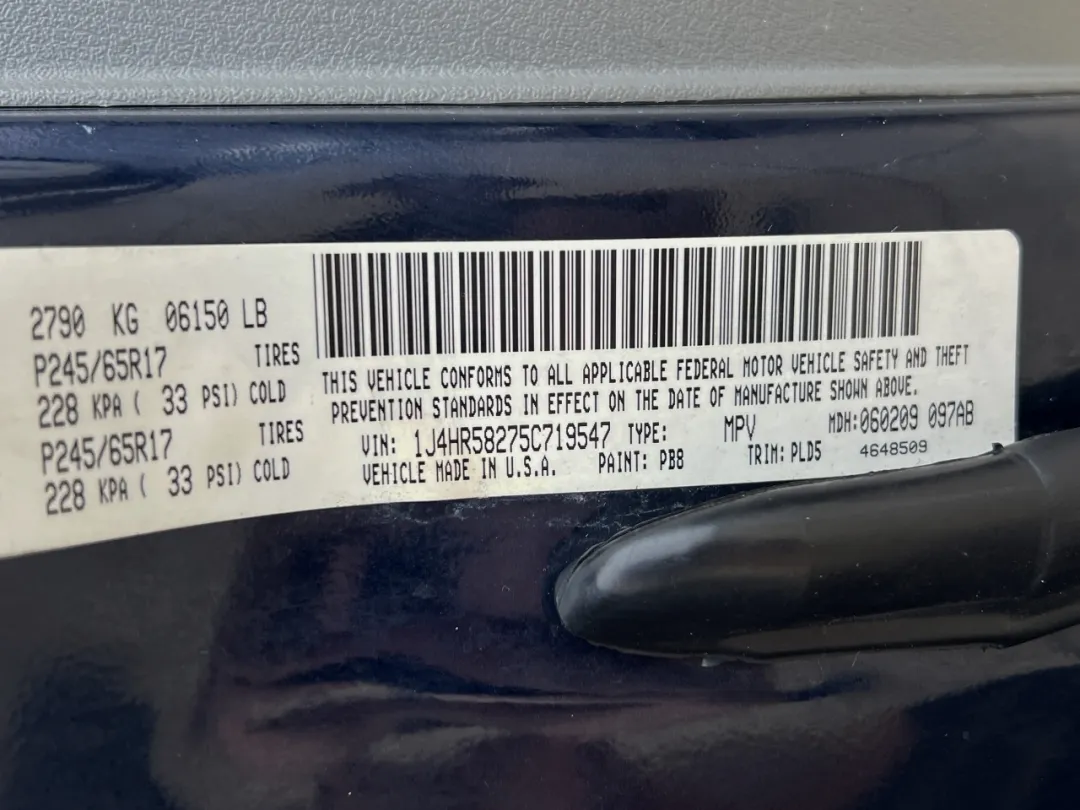 2005 Jeep Grand Cherokee - 1J4HR58275C719547 - Image #8