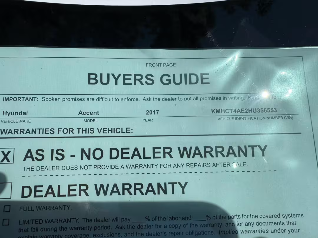 2017 Hyundai Accent - KMHCT4AE2HU356553 - Image #18